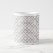 Grande Tasse Ornement arabesque élégant (Devant)