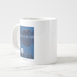 Grande Tasse Ours au clair de lune - Parc national Denali, Alas