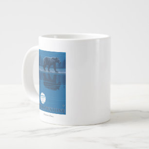 Grande Tasse Ours au clair de lune - West Yellowstone, Montana