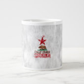 Grande Tasse Ours drapeau de la République de Californie à la d (Devant)