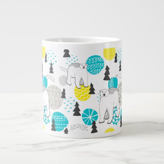Grande Tasse Ours polaire (Devant)