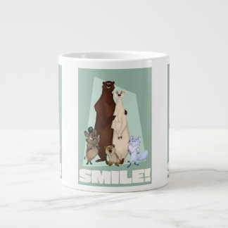 Grande Tasse Ours souriants et leur mignon petit
