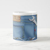 Grande Tasse Outils Fêtes des pères (Devant)