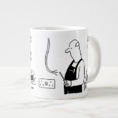 Grande Tasse Ouvrier ou électricien (Devant droit)