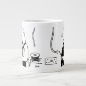 Grande Tasse Ouvrier ou électricien (Devant)