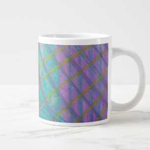 Grande Tasse P34 Art Abstrait Coloré Unique