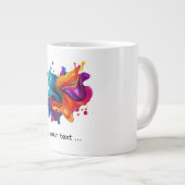 Grande Tasse paint splatter explosion (Devant droit)