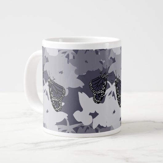 Grande Tasse Paire papillon Monarque Pour Alimenter Harmonieuse (Devant gauche)