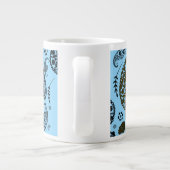 Grande Tasse Paisley bleu (Dos)
