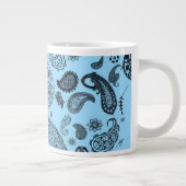 Grande Tasse Paisley bleu (Droite)