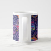 Grande Tasse Paisley violet rose (Dos)