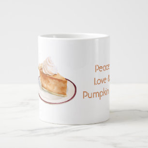 Grande Tasse Paix Amour & Tarte à la Citrouille