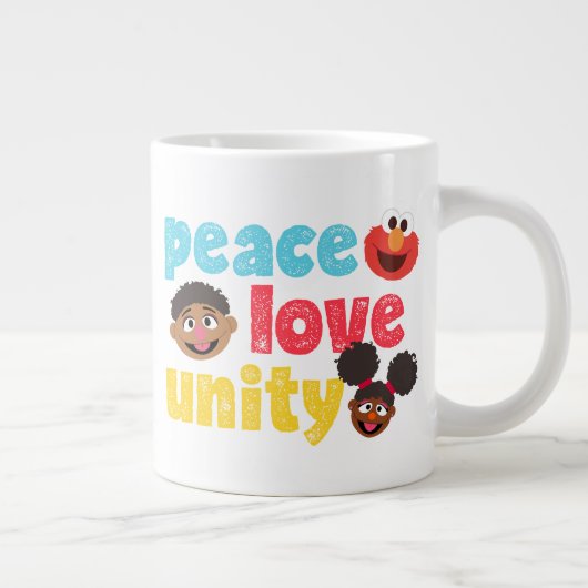 Grande Tasse Paix Amour Unité (Droite)