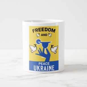 Grande Tasse Paix En Ukraine - Amour Et Soutien