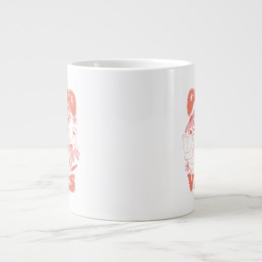 Grande Tasse Pal de rue Sésame | GOOD VIBES (Devant)