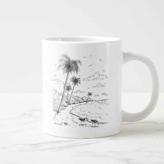Grande Tasse Palmiers et Sandpiper Beach Life (Droite)