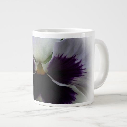 Grande Tasse Pansement pourpre et blanc (Devant droit)