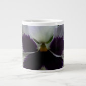 Grande Tasse Pansement pourpre et blanc (Devant)