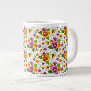 Grande Tasse Pansies
