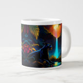 Grande Tasse Panthère près d'une cascade (Devant droit)