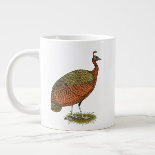 Grande Tasse Paon : Congo Peahen (Gauche)