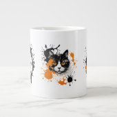 Grande Tasse papa de chat personnalisé (Devant)