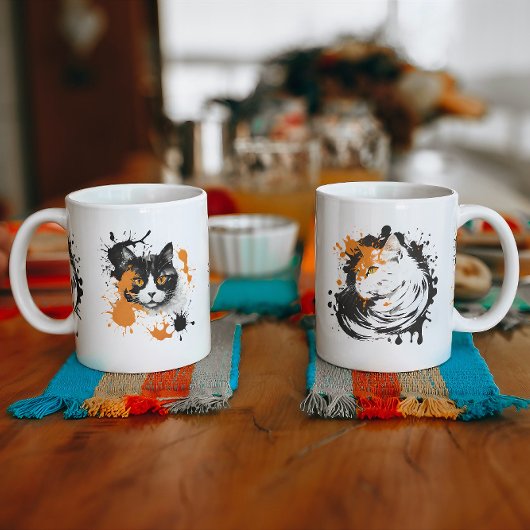 Grande Tasse papa de chat personnalisé