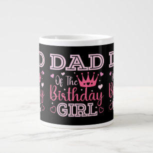 Grande Tasse Papa de la fille qui fête son anniversaire Famille