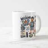 Grande Tasse Papa du week-end (Devant droit)