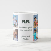 Grande Tasse Papa Love You to the Rough and Back 8 Photo (Devant)