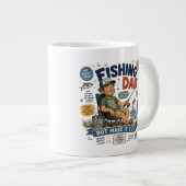 Grande Tasse Papa pêcheur  (Devant droit)