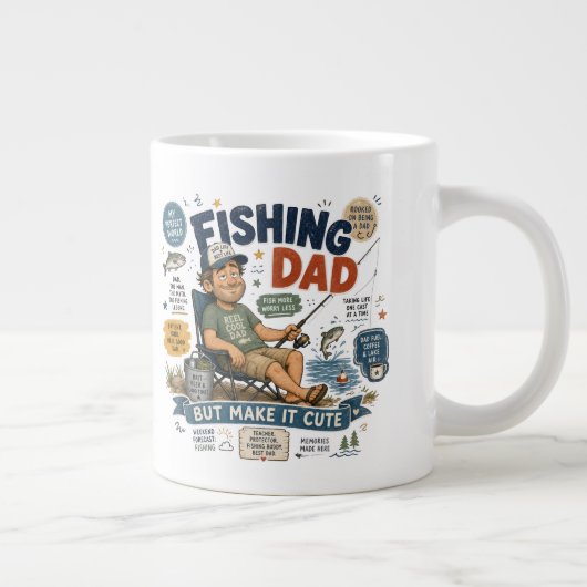 Grande Tasse Papa pêcheur  (Droite)