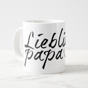 Grande Tasse Papa préféré - écriture noire 00001
