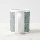 Grande Tasse Papier peint à fleurs vert (Dos)