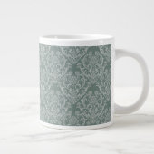 Grande Tasse Papier peint à fleurs vert (Droite)