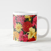 Grande Tasse Papier peint floral à l'aquarelle (Droite)