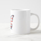 Grande Tasse papillon 4 juillet patriotique américain (Droite)