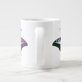 Grande Tasse Papillon à queue noire non binaire (Dos)