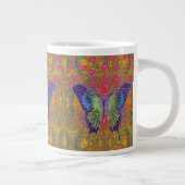 Grande Tasse Papillon aux motifs en forme de coeur (Droite)