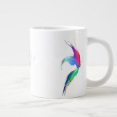 Grande Tasse Papillon de peinture Abstrait (Droite)