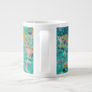 Grande Tasse Papillon & Fleur Florale