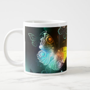 Grande Tasse Papillon lumineux et papillons de nuit