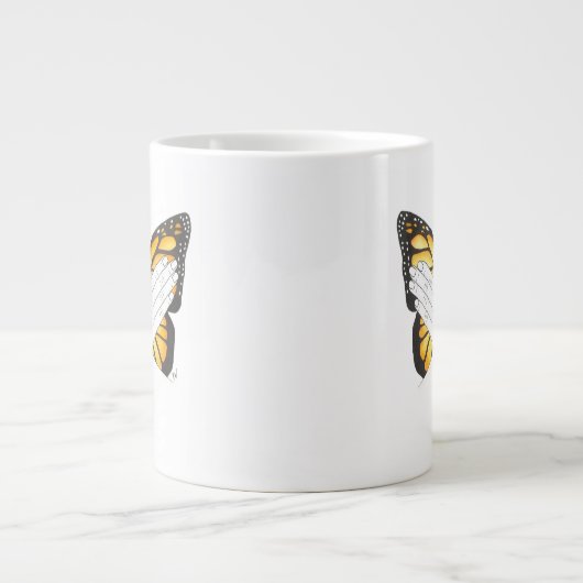 Grande Tasse Papillon Monarque en ASL (Devant)