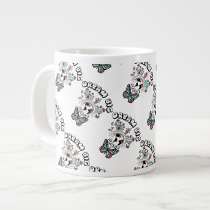 Grande Tasse Papillons et champignons Rêve Big positif inspo