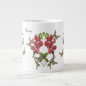 Grande Tasse Papillons Et Fleur De Pois Doux (Devant)