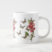 Grande Tasse Papillons Et Fleur De Pois Doux (Droite)