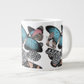 Grande Tasse Papillons vintages (Devant droit)