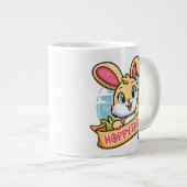 Grande Tasse Pâques chanceux (Devant droit)