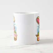Grande Tasse Pâques chanceux (Devant)