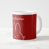 Grande Tasse Pâques rouge (Devant droit)